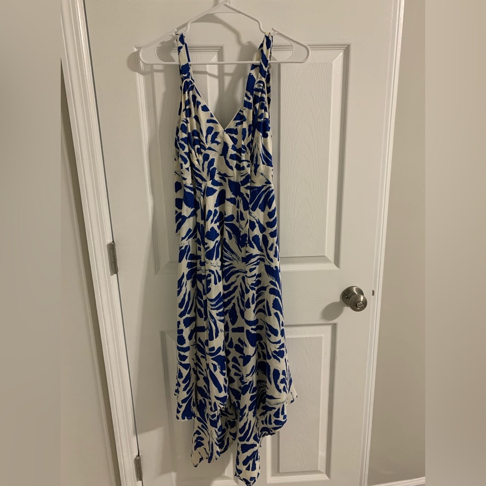 Alexis x Target Collaboration Blue/White Dress